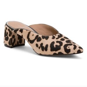 Paolo Leopard Print Mules